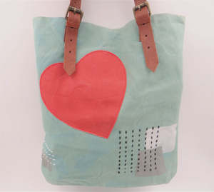 Second Nature: Canvas Bag - Red Heart
