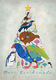 Wolfkamp & Stone - Christmas Bird Tree - Christmas Card