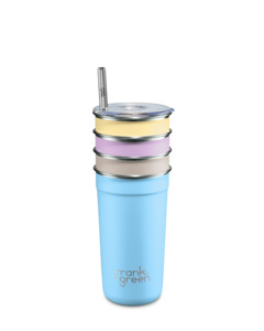 Frank Green: Assembled Summer Core 16oz Stainless Steel Reusable Party Cup 4 Pack