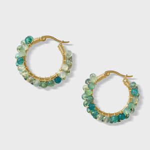 Fv: Steel Me Aqua Earrings