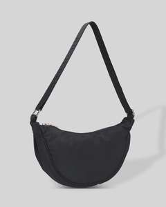 Casual Bags: Sylvia Nylon Crossbody Bag - Black