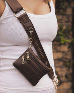 Bag Accessories: MIA PHONE CONVERTER STRAP CHOCOLATE