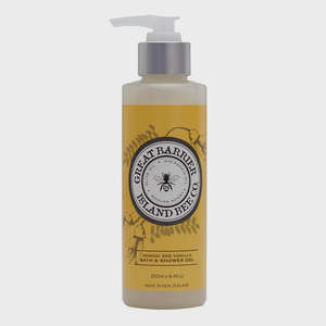 Great Barrier Island Bee Co Kowhai & Vanilla Bath & Shower Gel