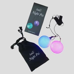 Outdoor And Adventure: Battery LED Night Poi Pair