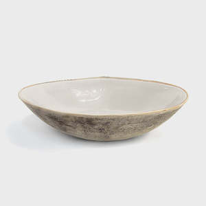 Home Entertainment: Shell Salad Bowl - White