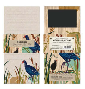 Wolfkamp & Stone - Pukeko - Magnetic List Pad