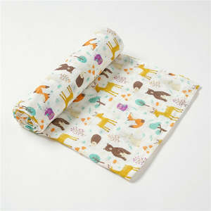 Bamboo/Cotton Muslin - Enchanted Forest