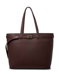Tia Shoulder Bag Espresso + Bronze