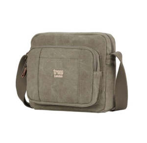 Troop Classic Zip Top Small Satchel - Khaki