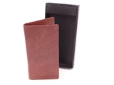 Wallets: Leather Card & Note Wallet - Tan
