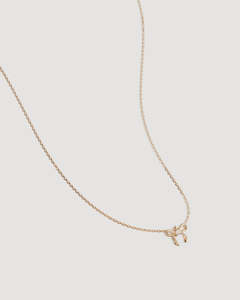 Necklaces 1: 18k Gold Vermeil Forever More Bow Necklace
