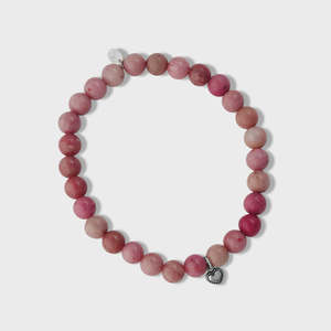 LA PIERRE RHODOCHROSITE STRETCHY BRACELET