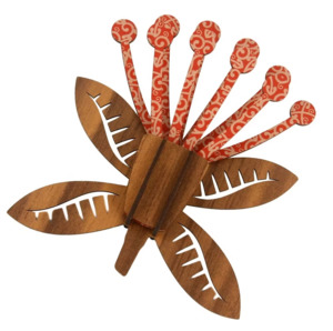 Wall Mounted Pohutukawa -Red