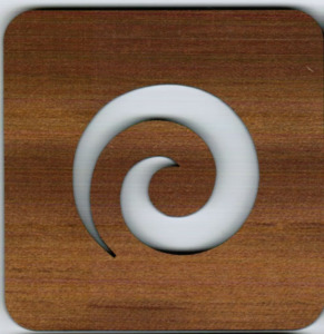 Square Coaster - Spiral