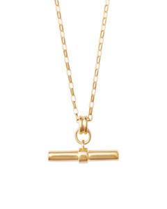 ROAM T-BAR NECKLACE (18K GOLD VERMEIL)