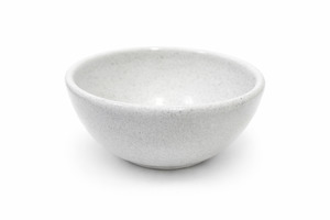 Home Entertainment: Small Bowl - ( 10cm x 5cm ) White/Grey