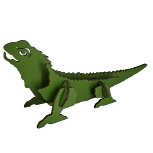 Native Green Tuatara A5