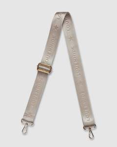 Logo Bag Strap - Natural