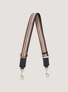 Bag Accessories: Feature Strap Webbing Toffee Multi