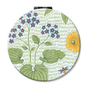 Bag Accessories: Wolfkamp & Stone - Forget Me Not - Cosmetic Mirror