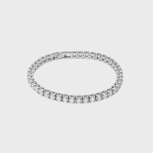 Tennis Bracelet CZ + Silver