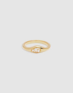 Rings 1: Ocean Mist Ring - 18k Gold Vermeil - 8