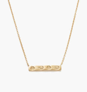 Jewellery Rings Bracelets Earrings Necklace: Seaside Necklace - 18k Gold Plated
