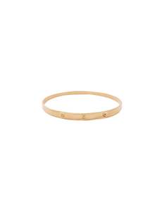 Jewellery Rings Bracelets Earrings Necklace: SUN DANCE BANGLE - (18k Gold Vermeil)