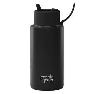 34oz Ceramic Reusable Bottle (Grip) - Midnight