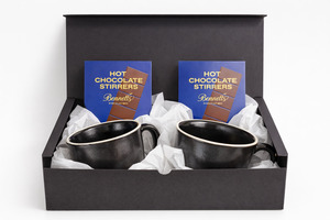 McGlashen Coffee Cup ( 2 Pack ) with Bennetts Hot Chocolate Stirrers (2)