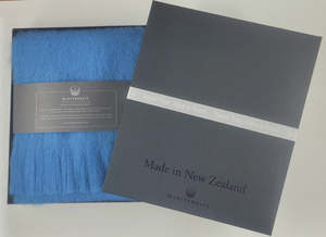 New Arrivals: Alpaca Scarf Blue