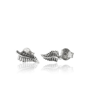 Forever Fern Studs - Silver - Earrings