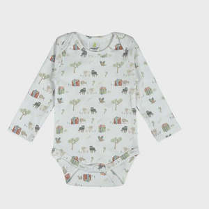 Farm Muster Long Sleeve Bodysuit 0-3M