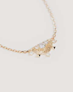 18k Gold Vermeil Lotus Rain Necklace