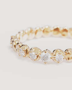 18k Gold Vermeil Endless Summer Ring - 8