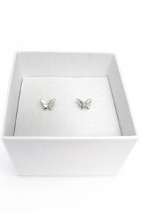 FV Petite  Silver Earrings - Small Butterfly