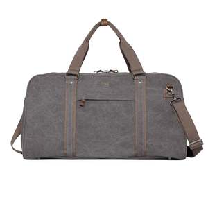 Casual Bags: Explorer 389 Holdall - Charcoal w/Khaki Trim