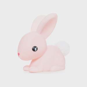 Dhink Blush Pink Bunny Night Light Battery Powered