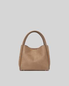 Bags 1: Steffie Suedette Mini Tote Bag - Honey