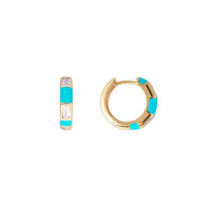 Jewellery Rings Bracelets Earrings Necklace: AMALFI MIDI HOOPS