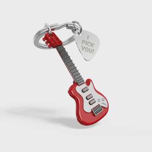 Home Entertainment: Electric Guitar Keychain