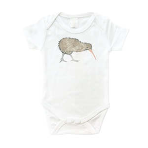 Baby: Kerry Kiwi - Short Sleeve bodysuit 3-6m