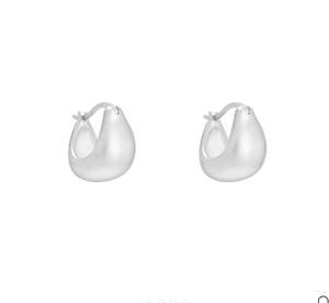 Tresor Hoops Small (Sterling Silver)