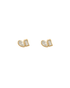 Place Studs ( 18k Gold Plated )