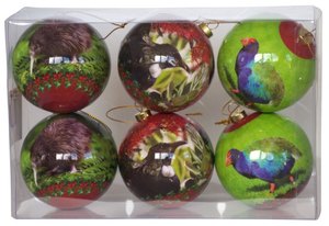 Christmas: New Zealand Bird Christmas Decorations