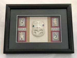 Souvenirs: Framed Carved Maori Designs