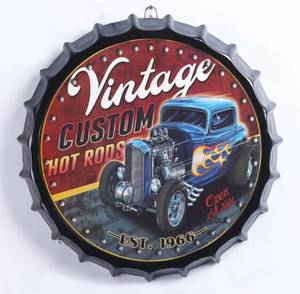 Garden Art: Bottle Top Signs