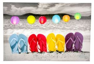 Souvenirs: LED Jandal Wall Art