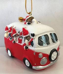 Kiwi Christmas Caravan Decoration