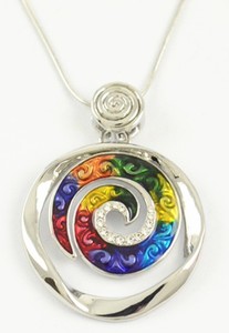 Colourful Koru Pendant